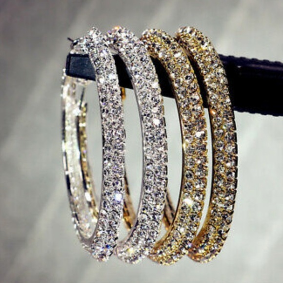 New Sterling silver hoop earrings - Picture 4 of 5